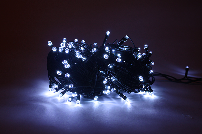 Vánoční LED osvětlení 5 metrů (50 LED) - Studené bílé